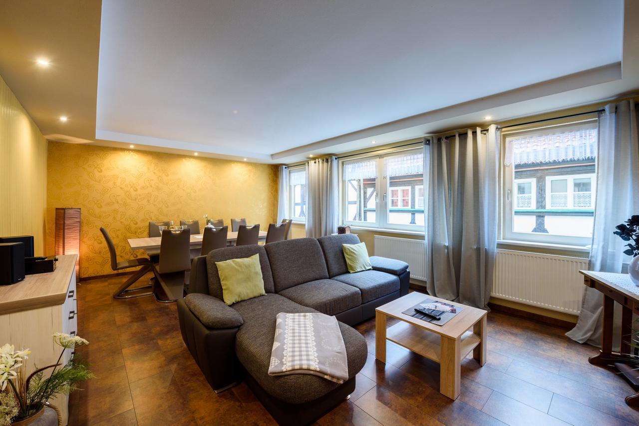 Apartmenthaus Im Stieg Quedlinburg Exteriör bild