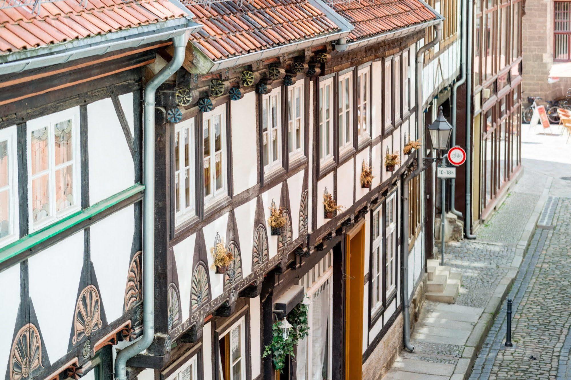 Apartmenthaus Im Stieg Quedlinburg Exteriör bild